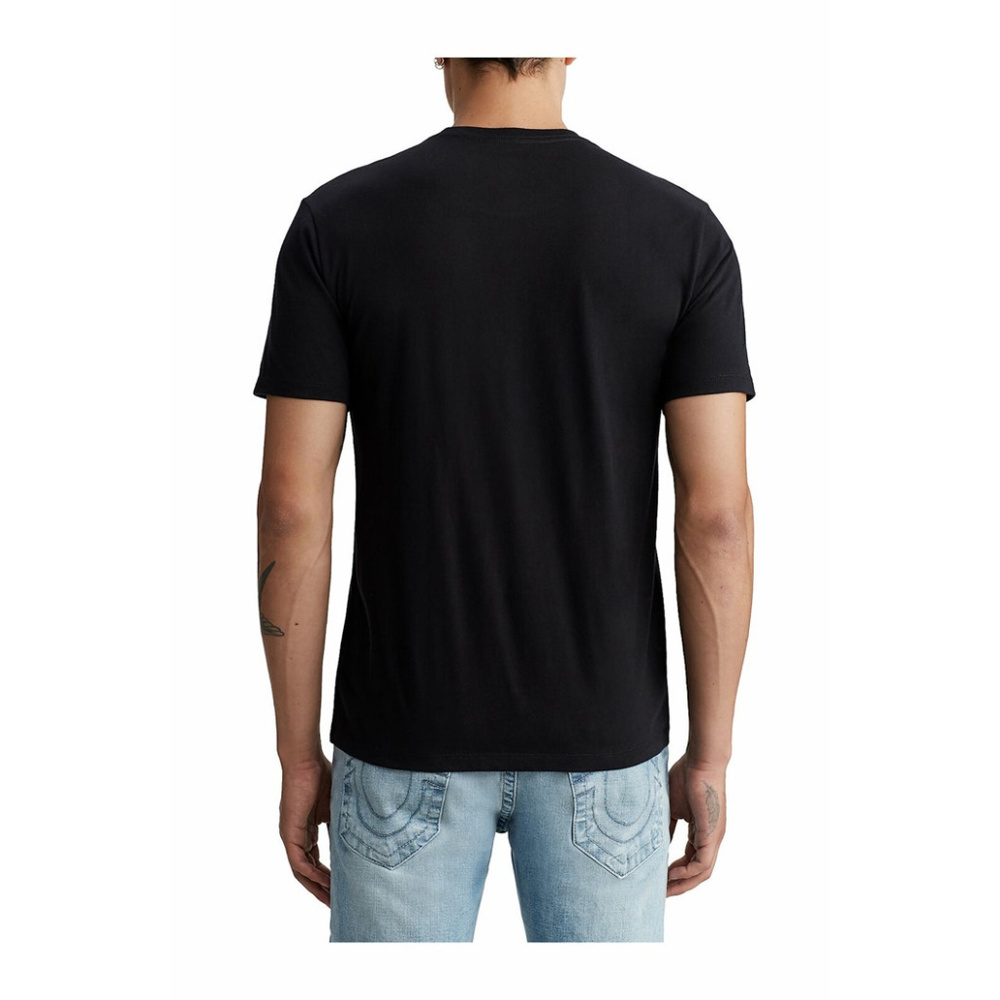 True Religon Men's Buddha Gold Metallic Foil Tee - Picture 5 of 6